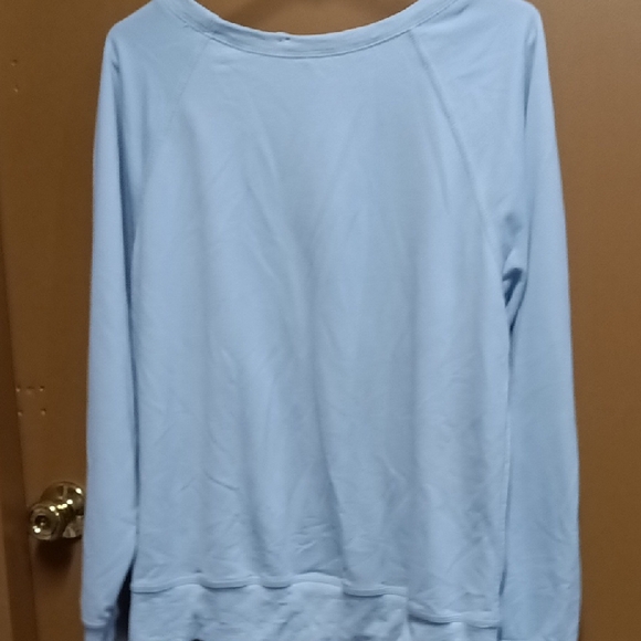 Light Blue Women's Sweater - Picture 2 of 2